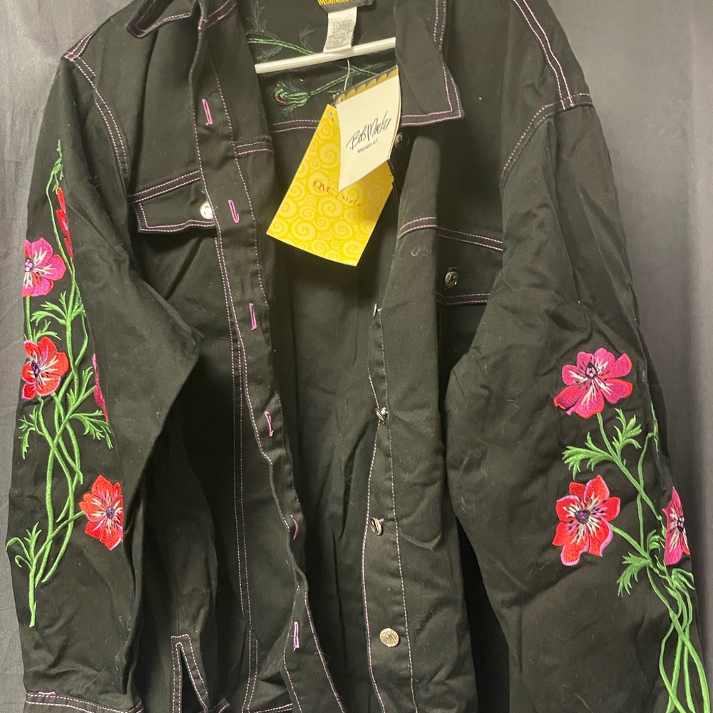 Bob Mackie Wearable Art Jacket - 2X